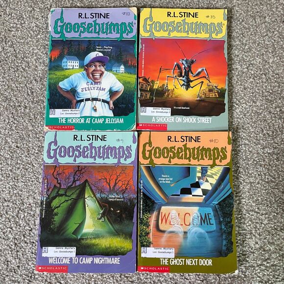 (Lot of 4) R. L. Stine Goosebumps Books 1st Editions: 9,10,33,35 - Picture 1 of 12